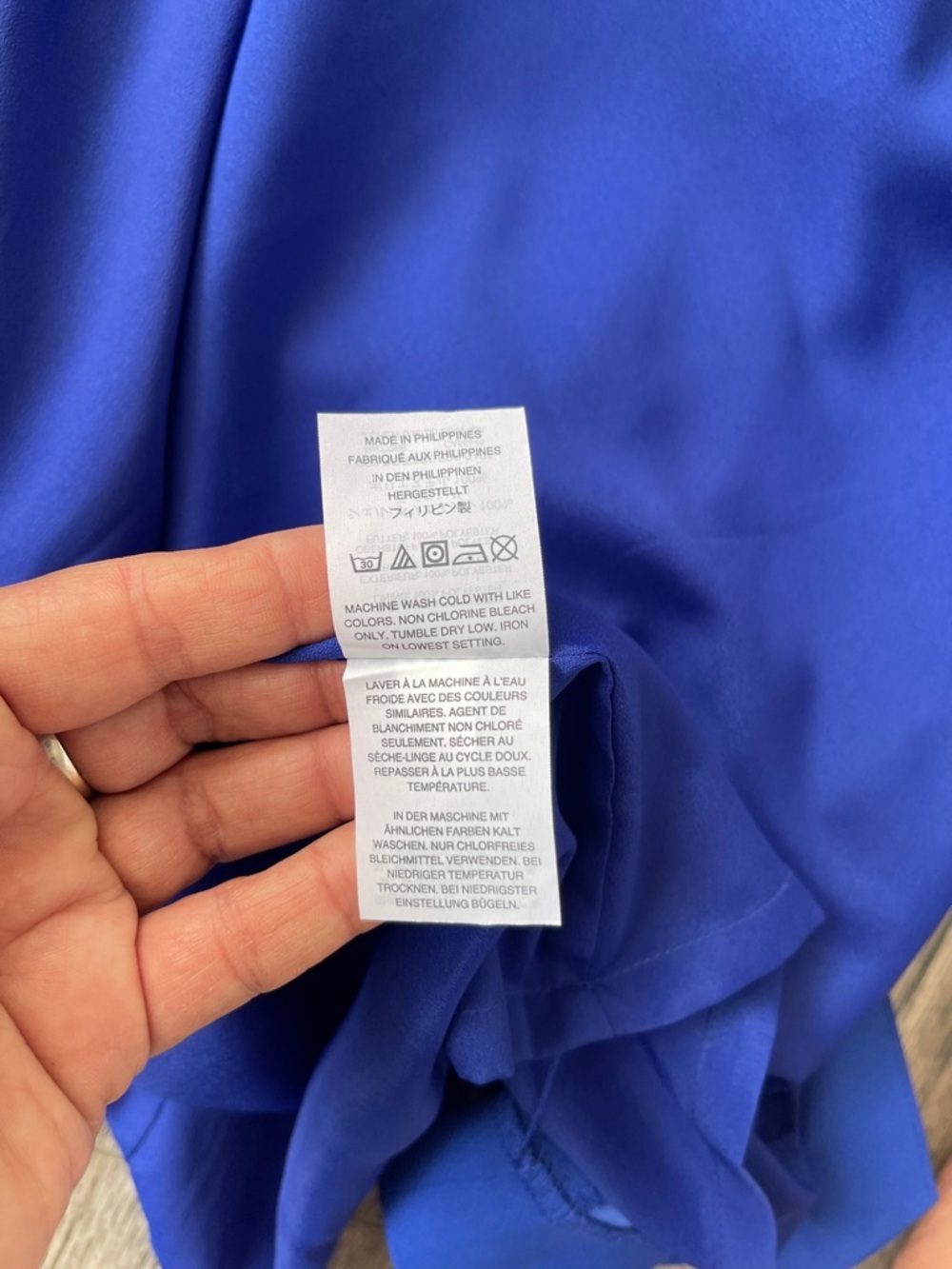 J. Crew Cobalt Blue Faux-Wrap Midi Dress with Side Tie - Picture 15 of 16